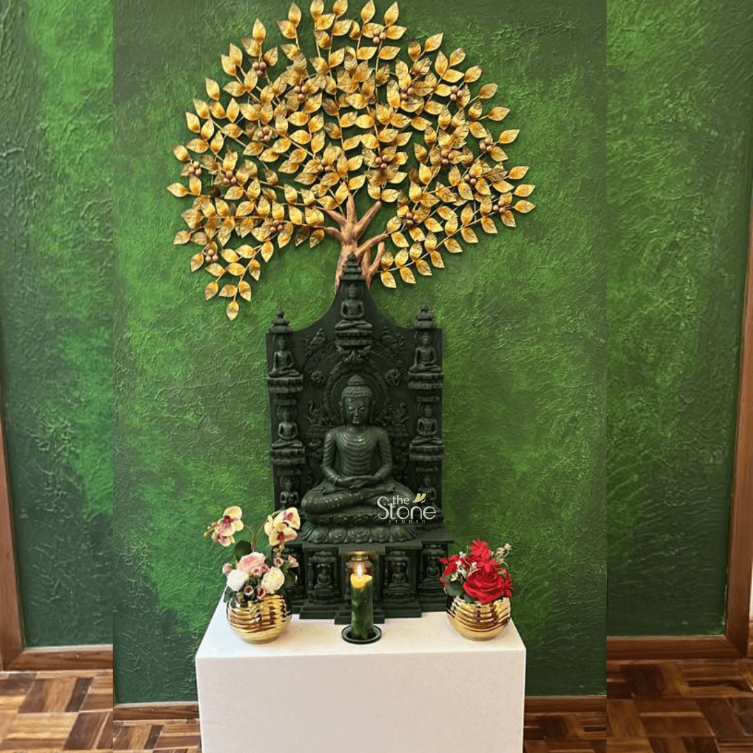 Green Buddha Statue 3ft