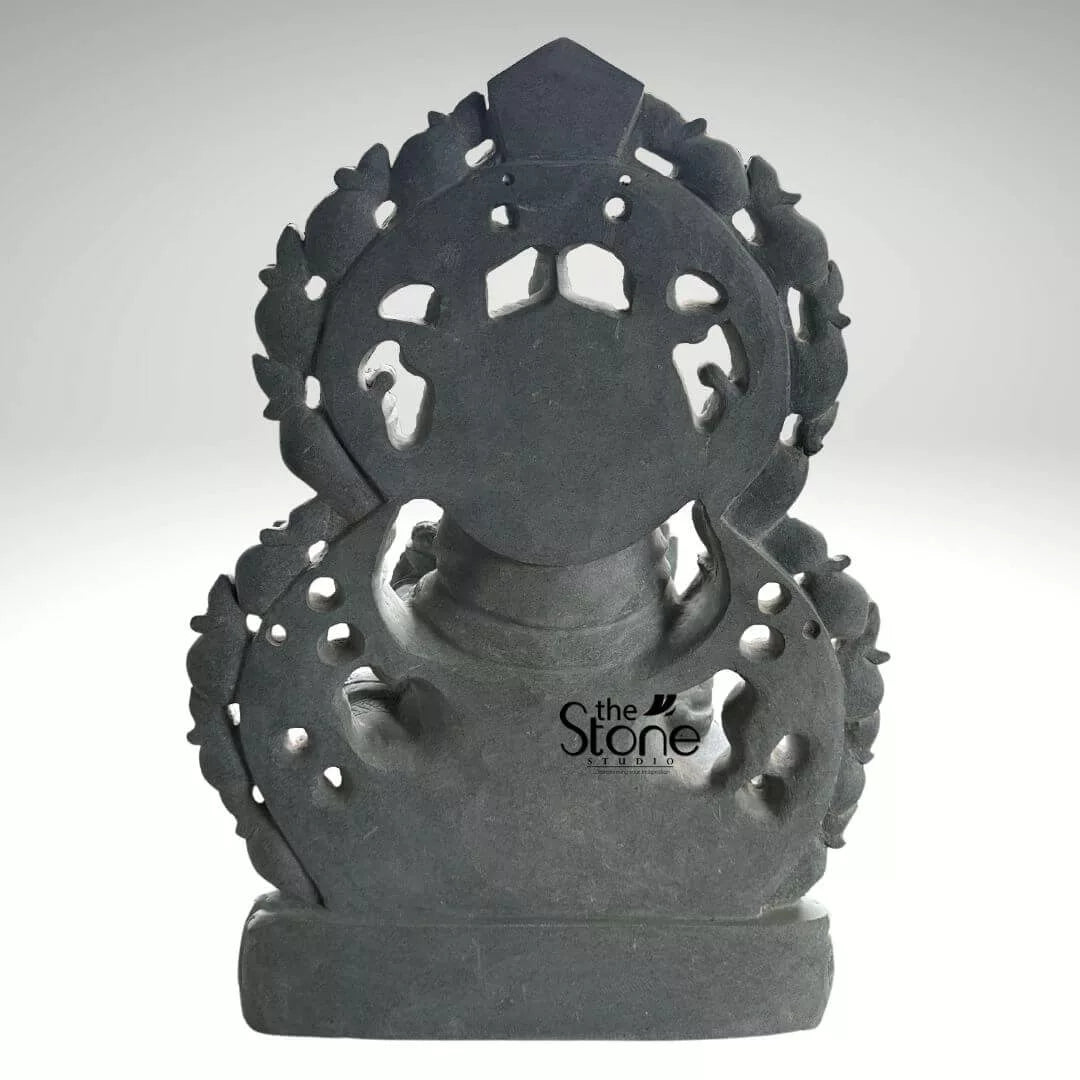 Lord Ganesha Granite Sculpture 2ft
