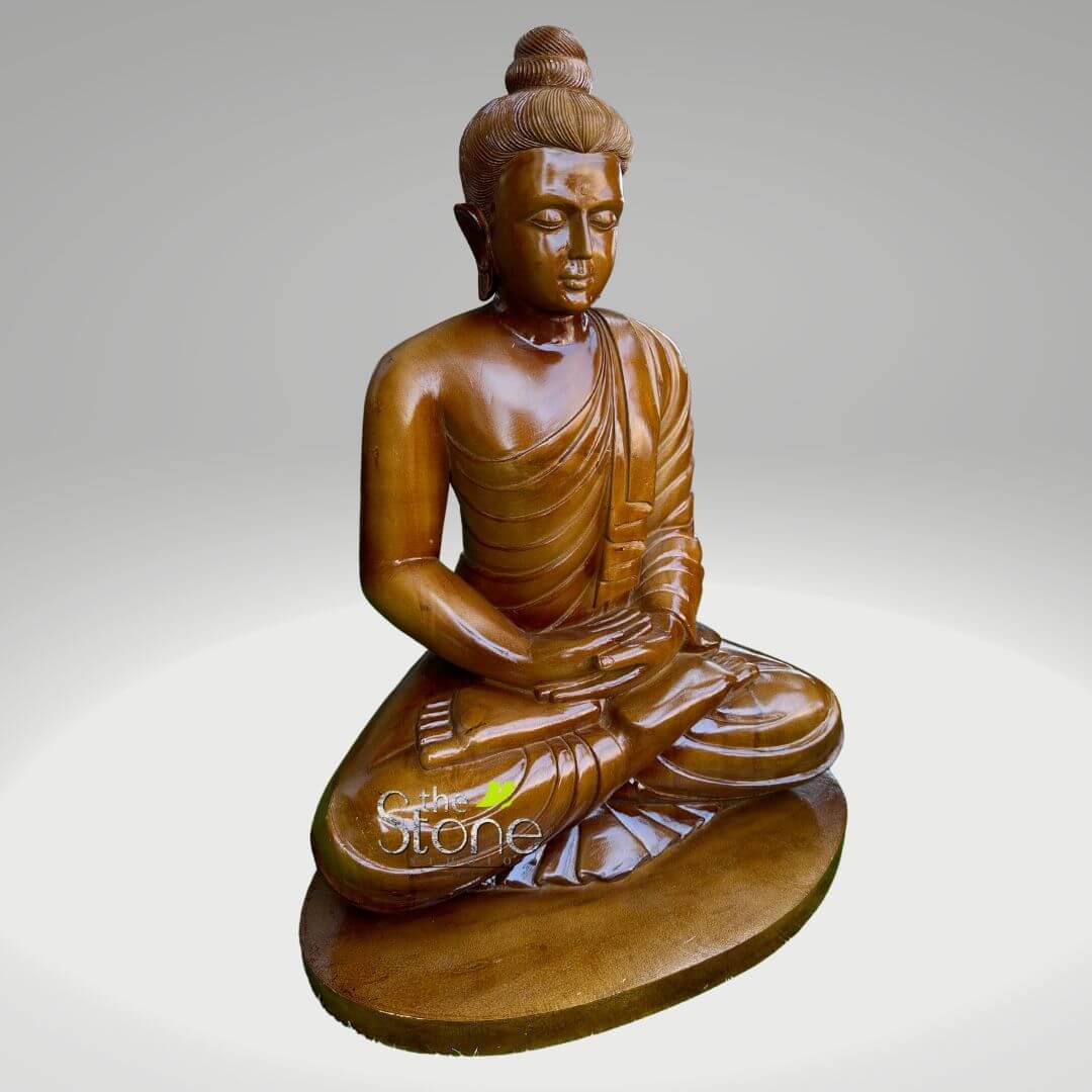 Wooden Buddha Statue Online 2ft