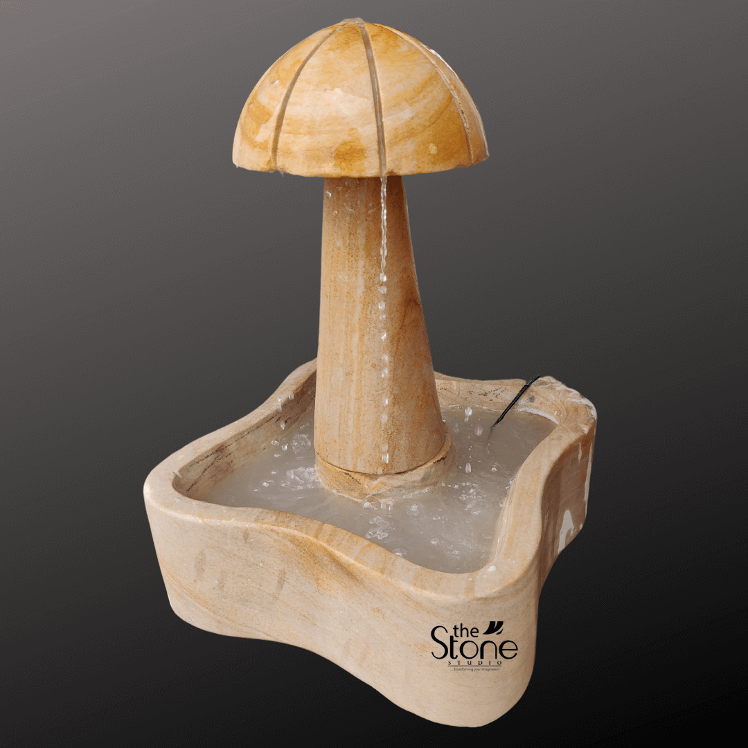 Mushroom Water Fountain 18″