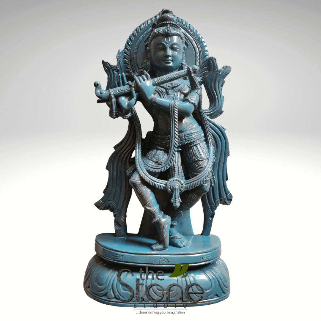 Krishna Statue Blue 15″