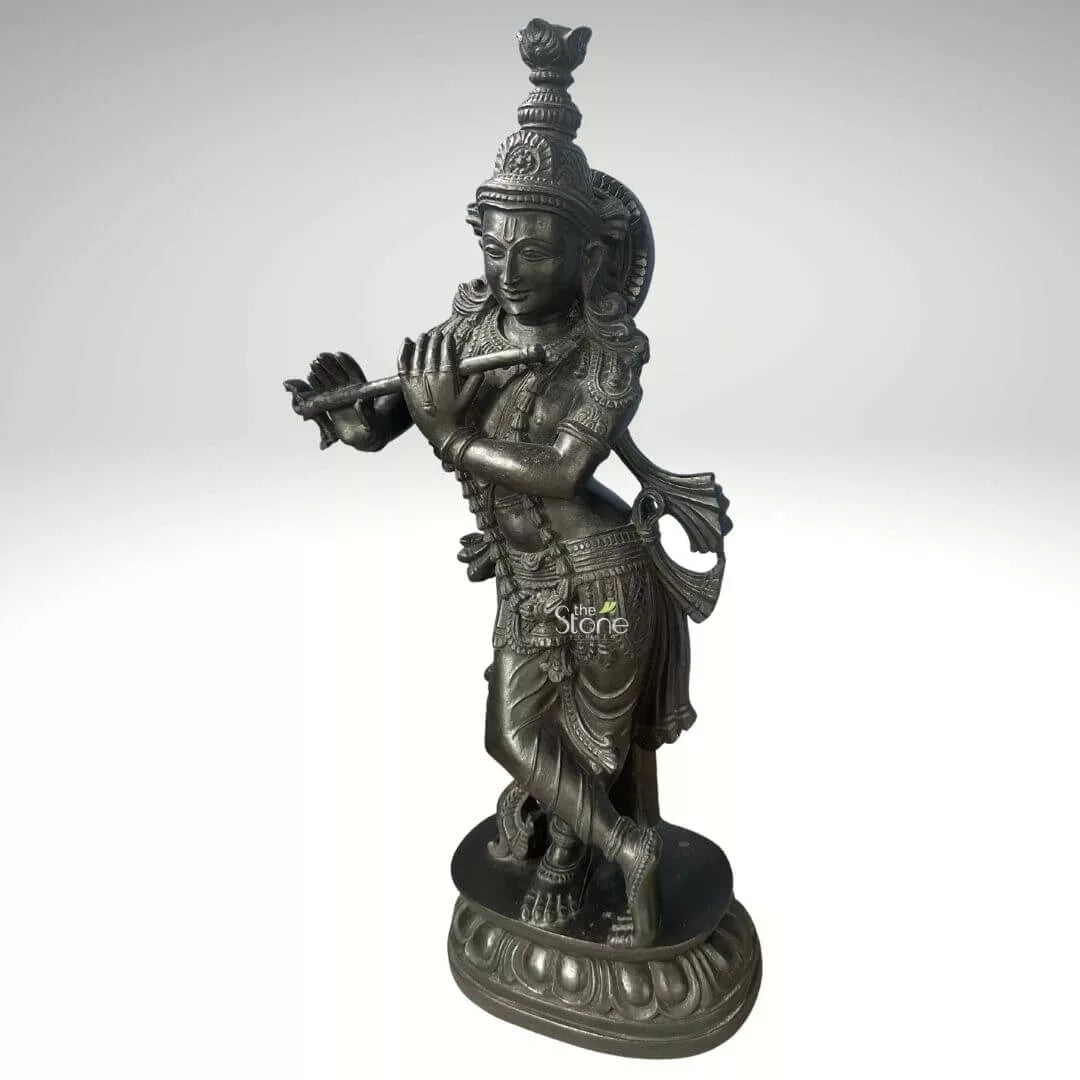 Black krishna Statue 2ft