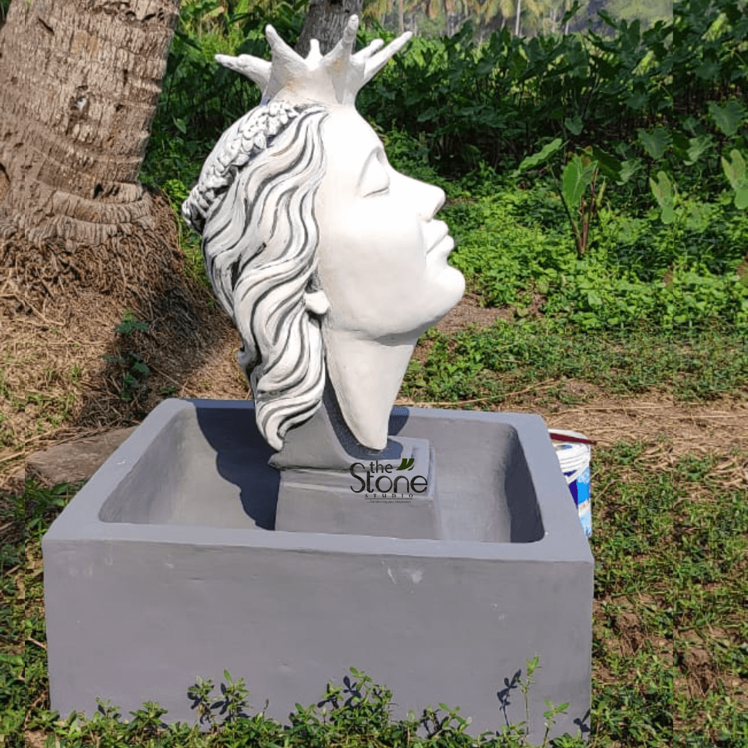 Lady Face Water Fountain 3.5ft