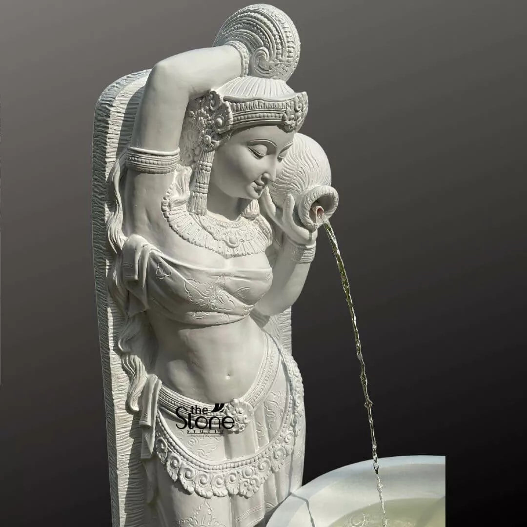 Balinese Lady Water Fountain 5ft