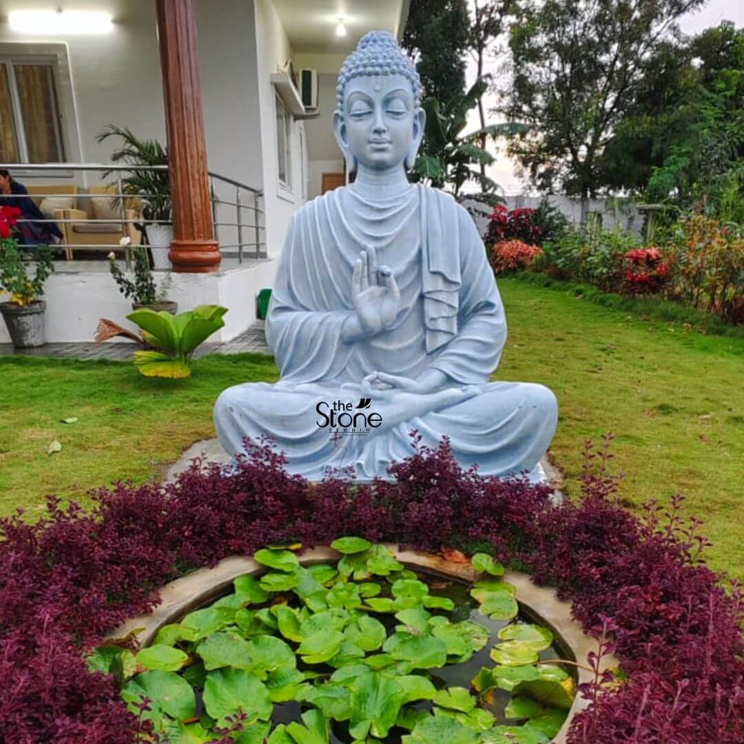 Large Resin Buddha Garden Statue 5ft