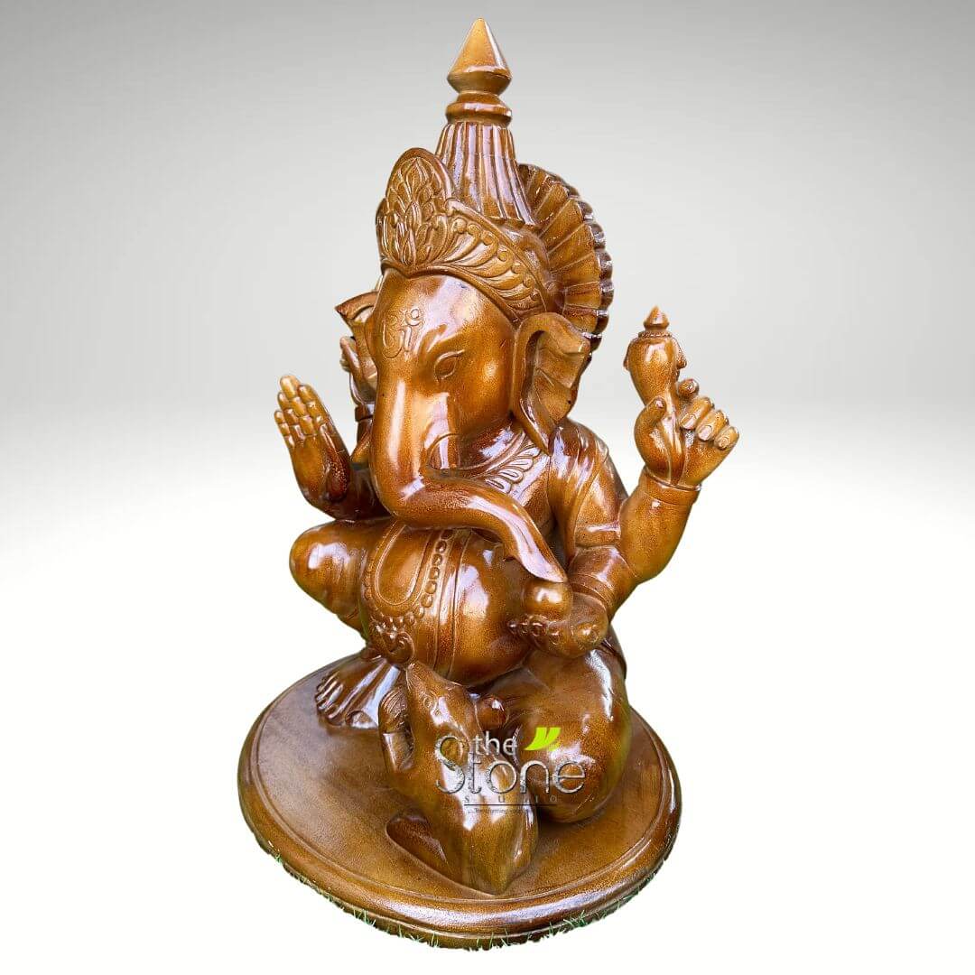 Lord Ganesha Wooden Statue 2ft