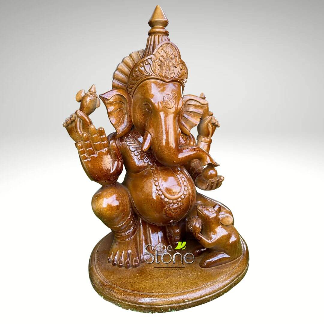 Lord Ganesha Wooden Statue 2ft