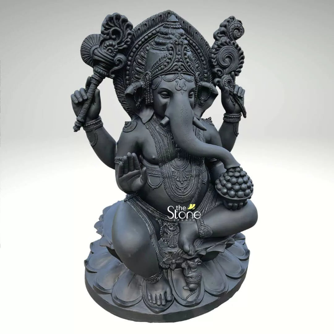 Fiber Ganesha Statue 3.5ft