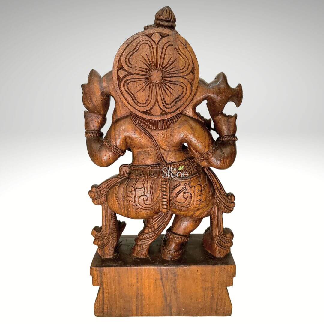 Ganesha Wood Statue 24″