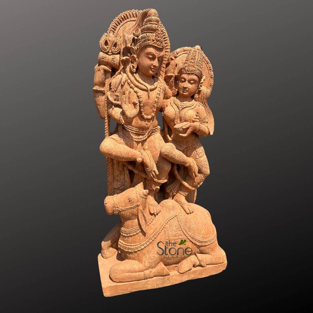 Shiv Parvati Idol Online 4ft