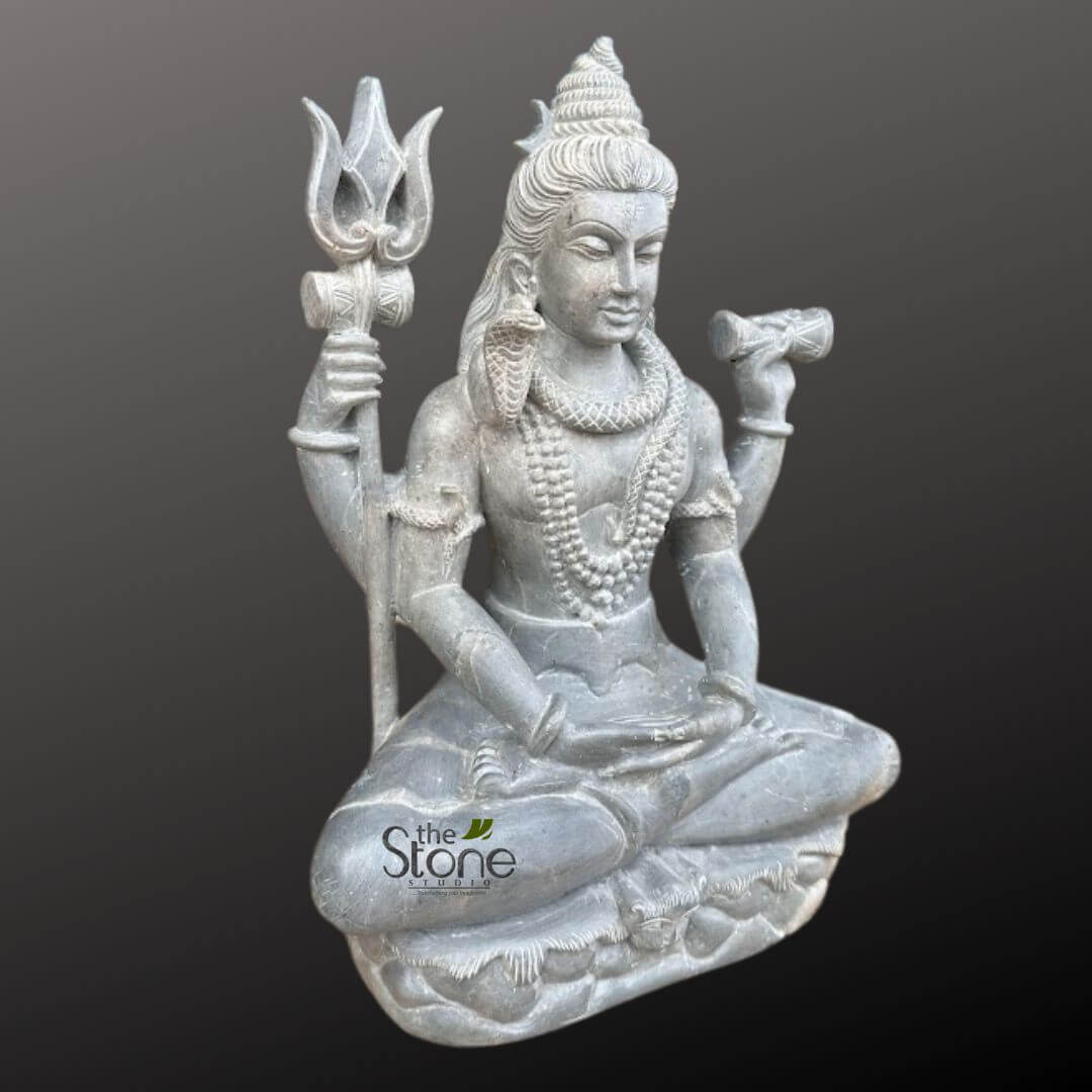 Shiva Stone Idol 12″