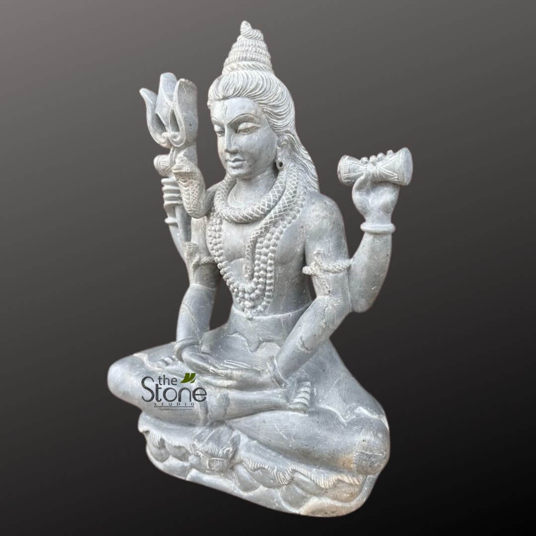Shiva Stone Idol 12″