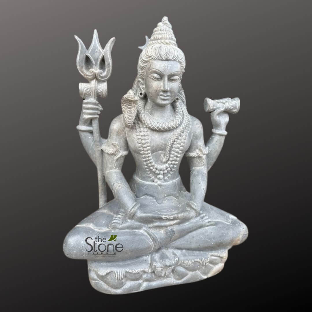 Shiva Stone Idol 12″