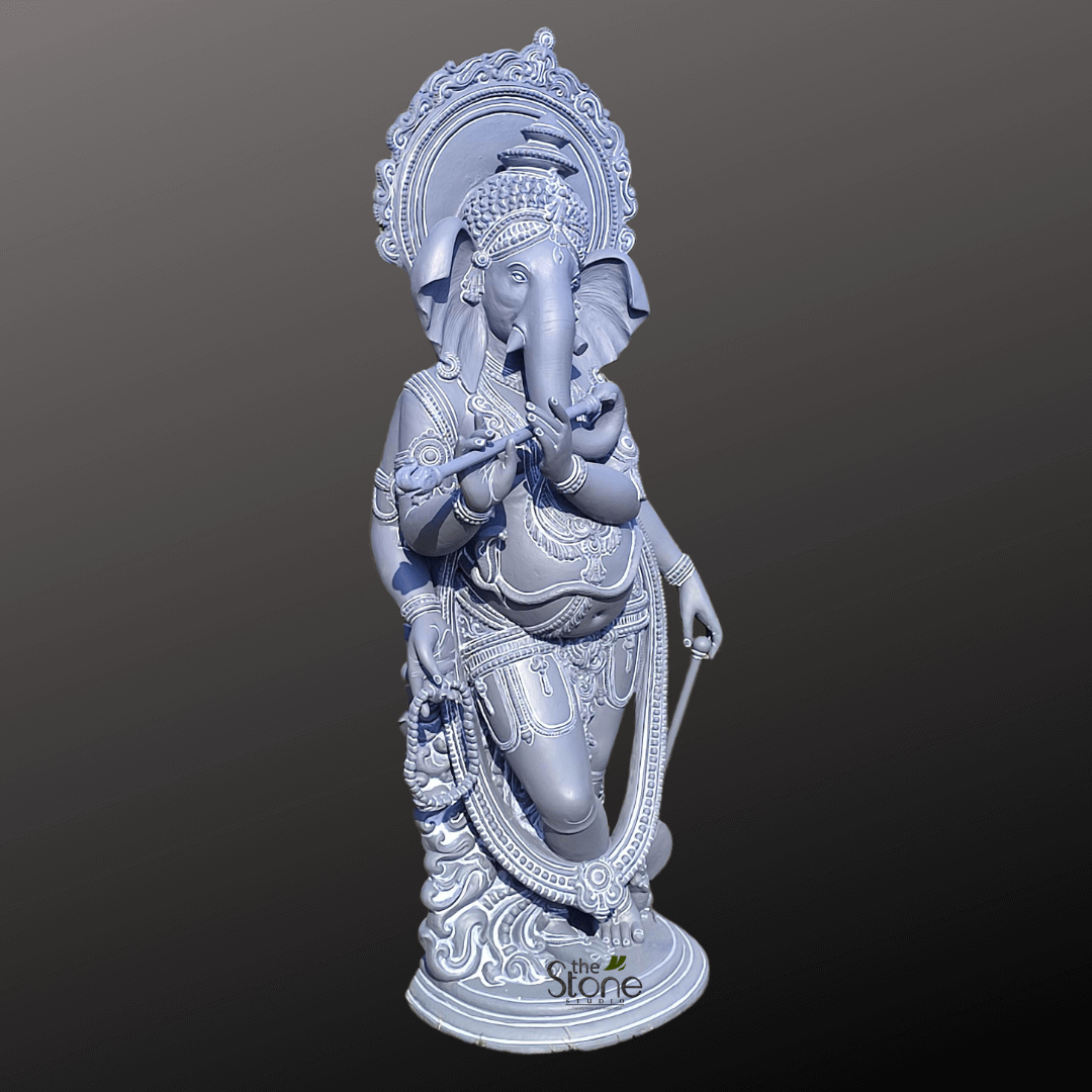 Flute Ganesha Statue 5ft