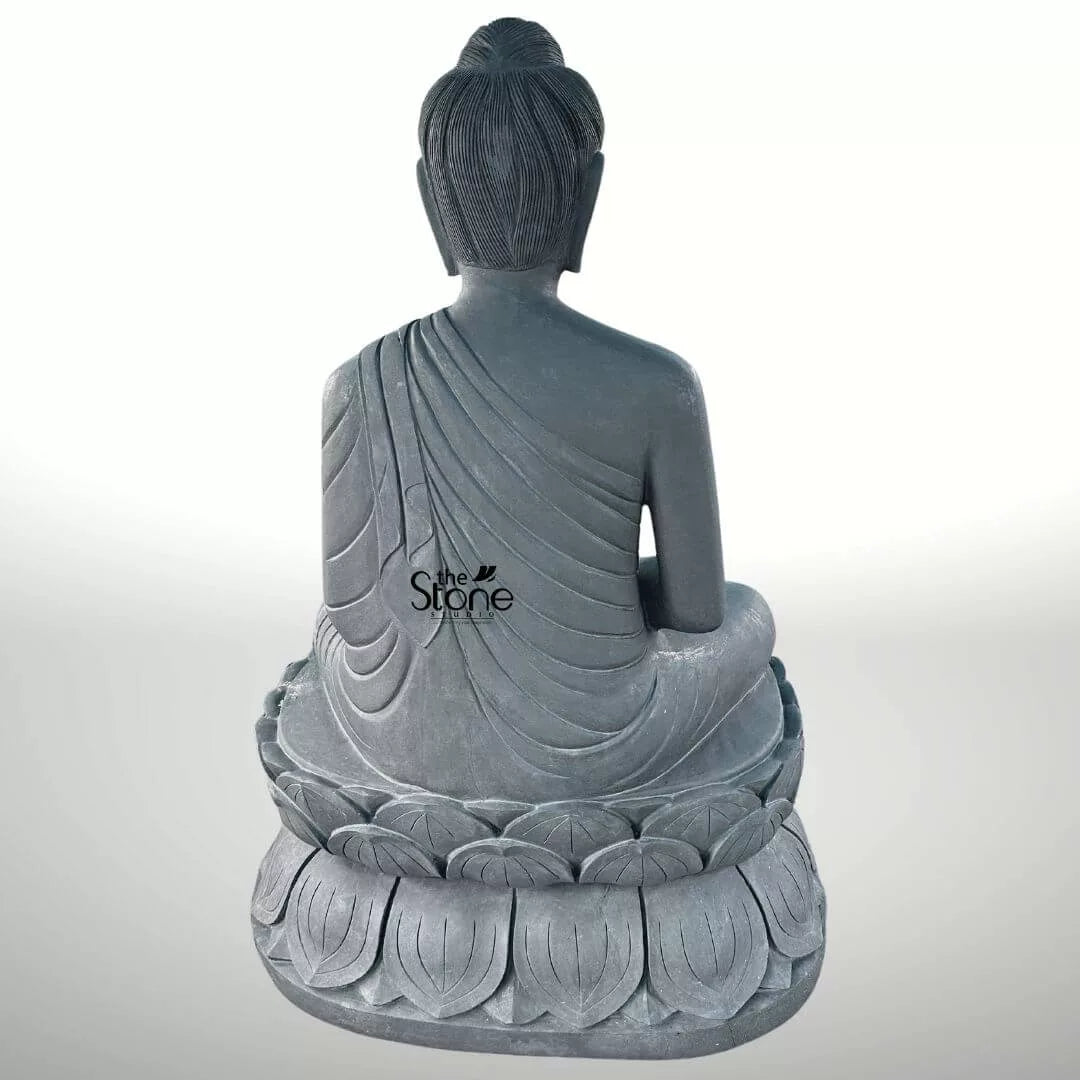 5 Feet Granite Buddha Statue