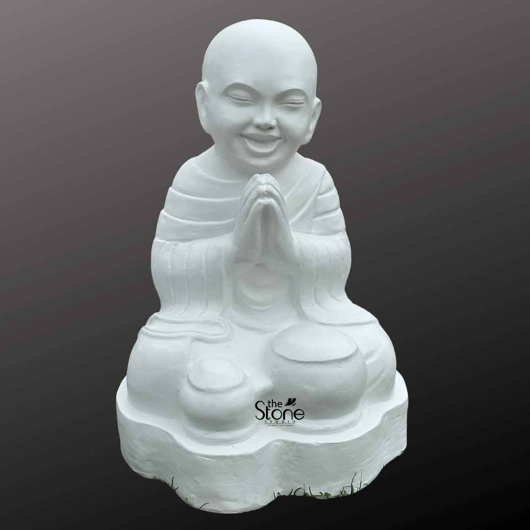 Laughing Buddha Baby Monk Statue 1.5ft