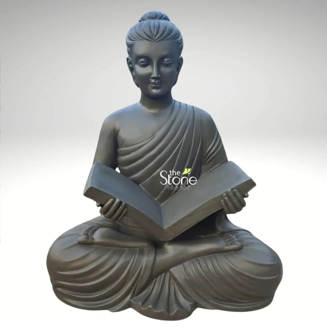 Buddha Statue With Book 3ft
