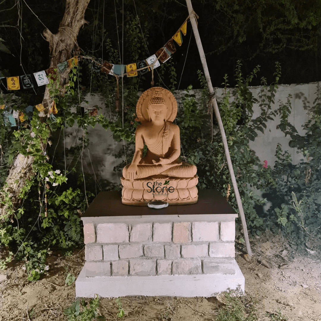 Sandstone Buddha Statue 4ft