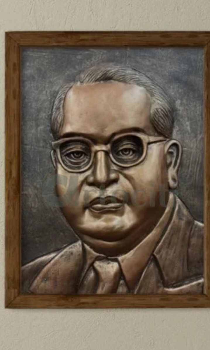 Dr. Bheem Rao Ambedkar 3D Relief Mural Wall Art