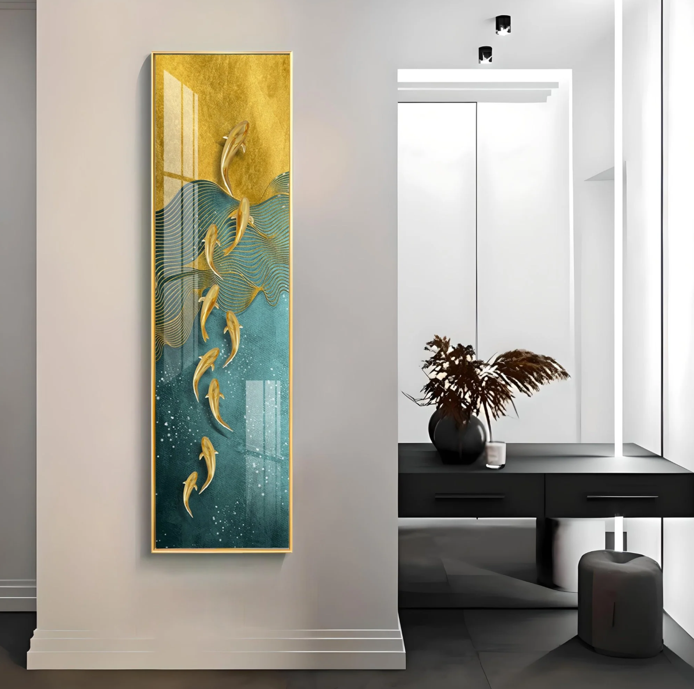 Limitless Delights Premium Acrylic Vertical Wall Art