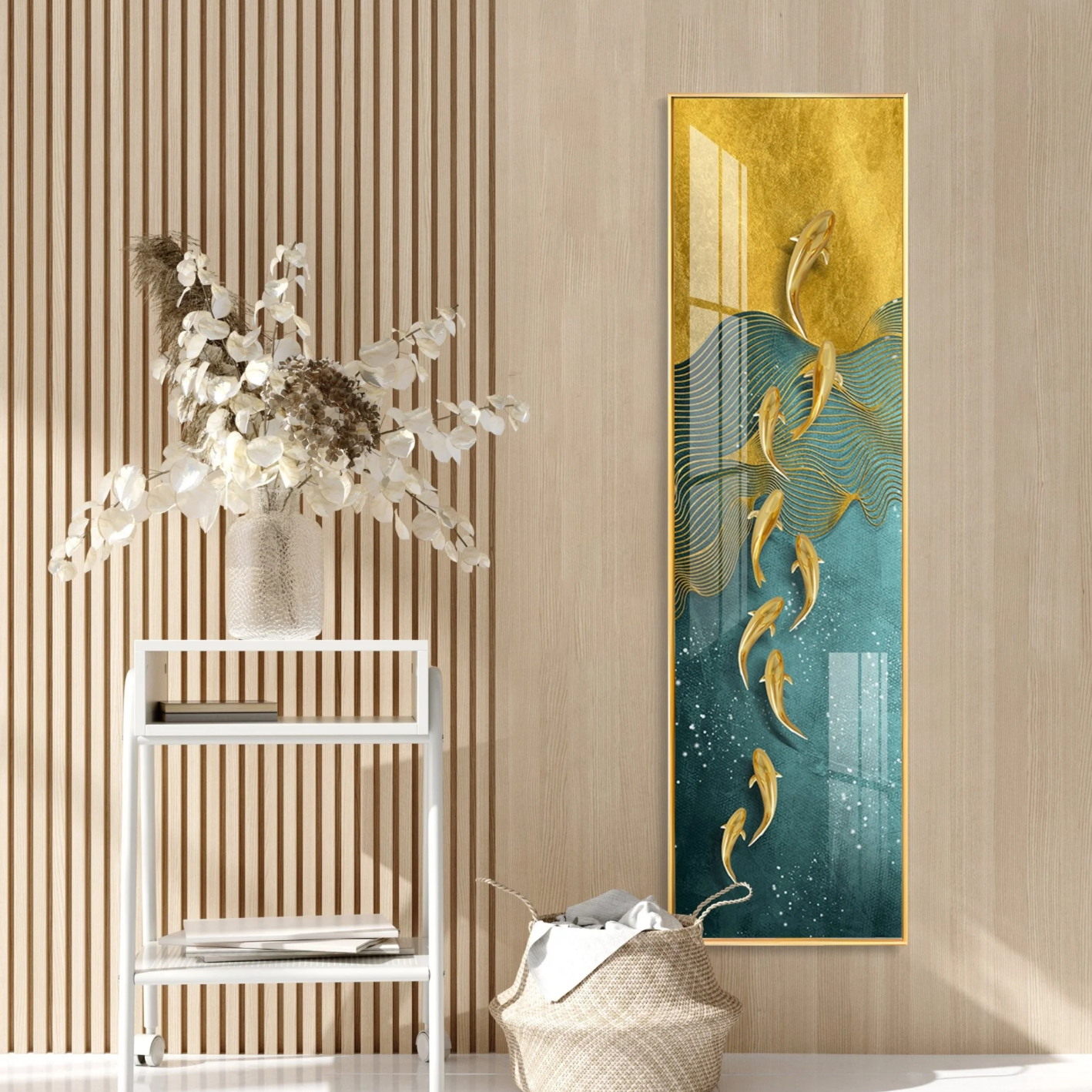 Limitless Delights Premium Acrylic Vertical Wall Art