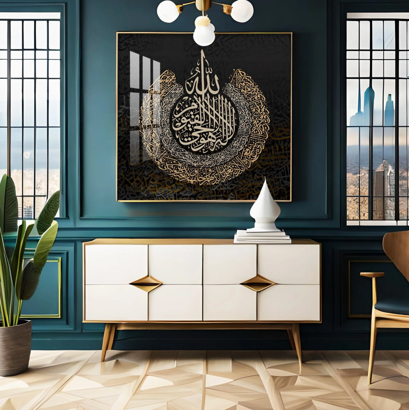 Verse of Throne Premium Acrylic Square Wall Art