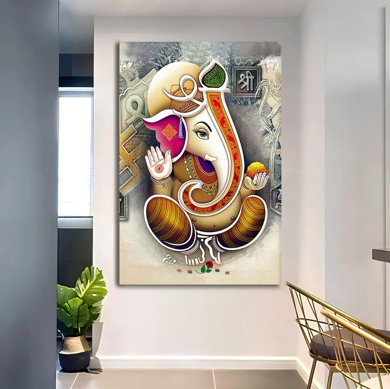 YF Shri Ganesh Traditional Painting
