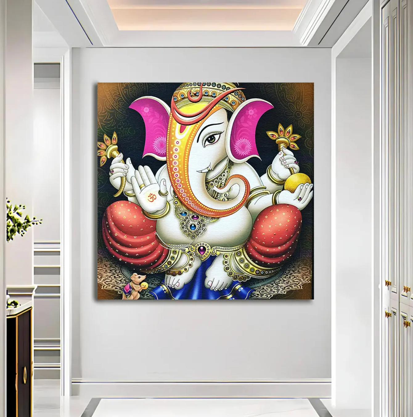 YF Sparkling Traditional Ganesh Art
