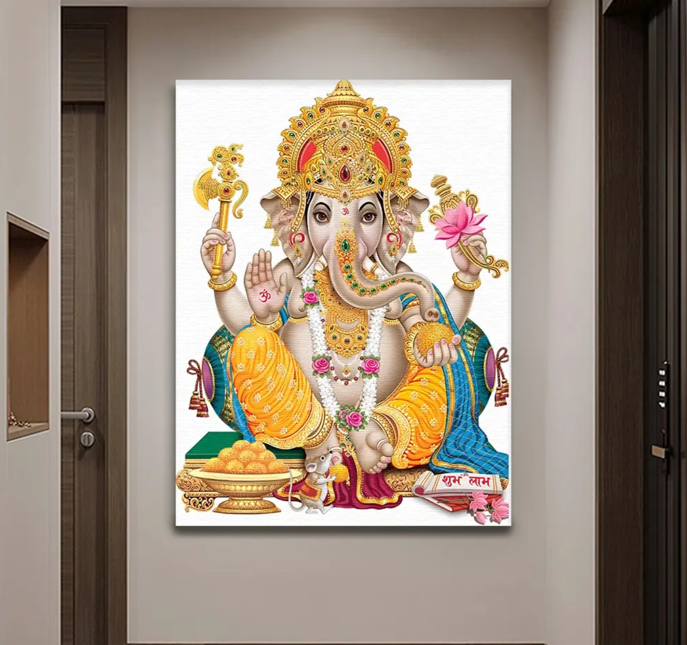 YF Traditional Ethnic Ganesha Painting