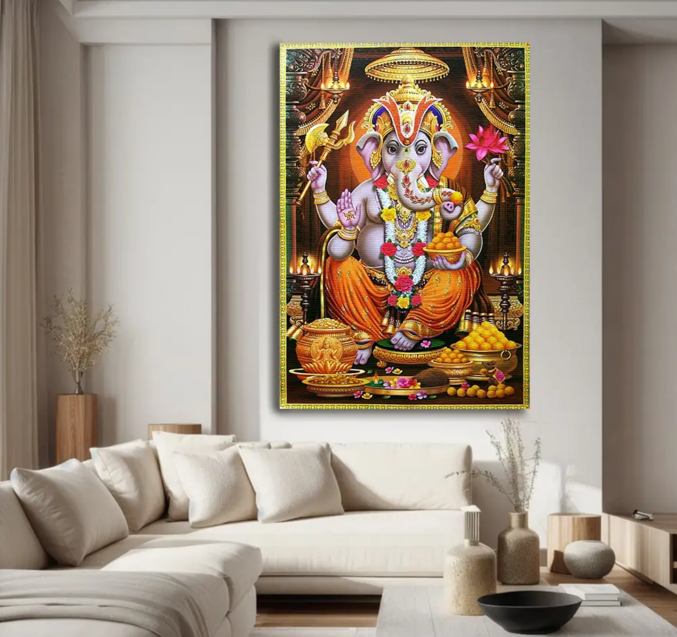 YF Traditional Ganesha Painting of Wall Decor