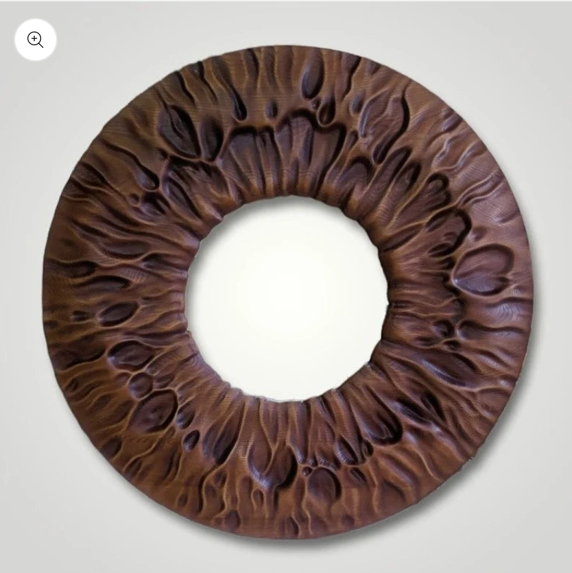 AWA -3D Draped Effect round wall art