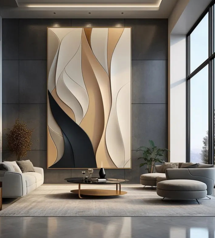 AWA - Abstract Colour 3D Wall Art