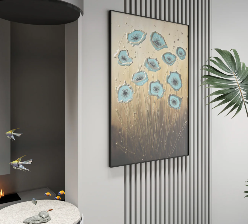 AWA - Abstract 3D wall art