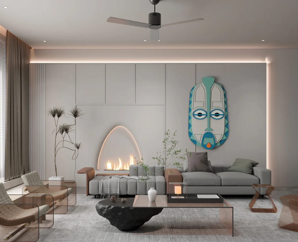 AWA - Abstract Face mask 3D Wall art