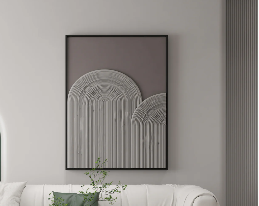 AWA - Abstract line 3D Wall Art