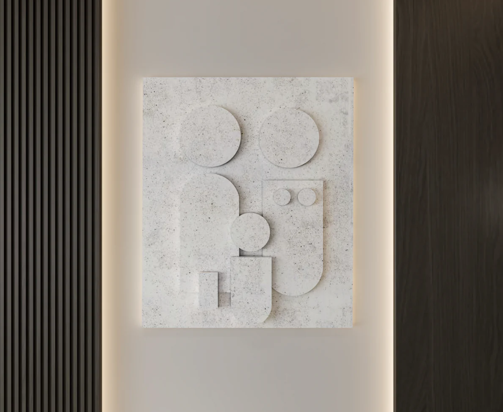 AWA - Family Love Abstract 3D wall art