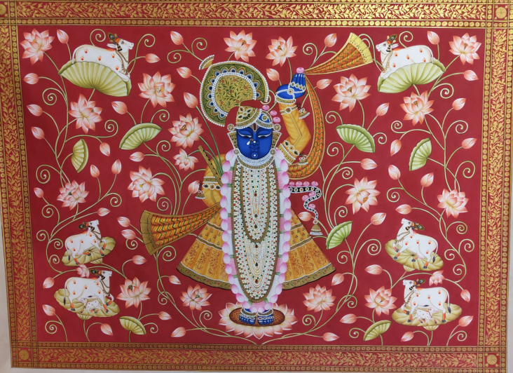 YS - Shrinathji Darshan Painting