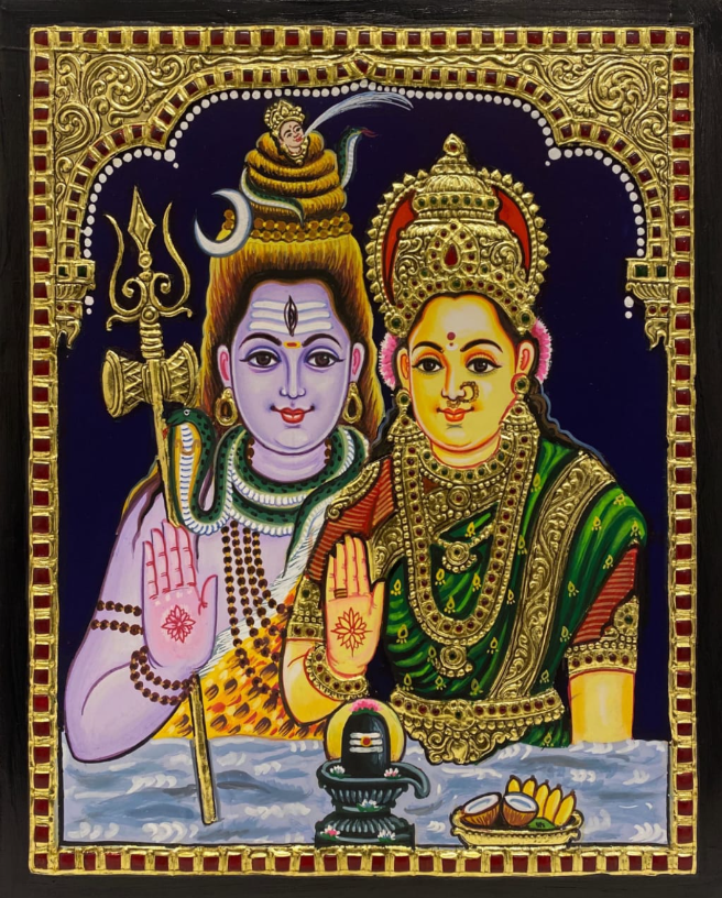 OM-A5133 Shiva Parvathi