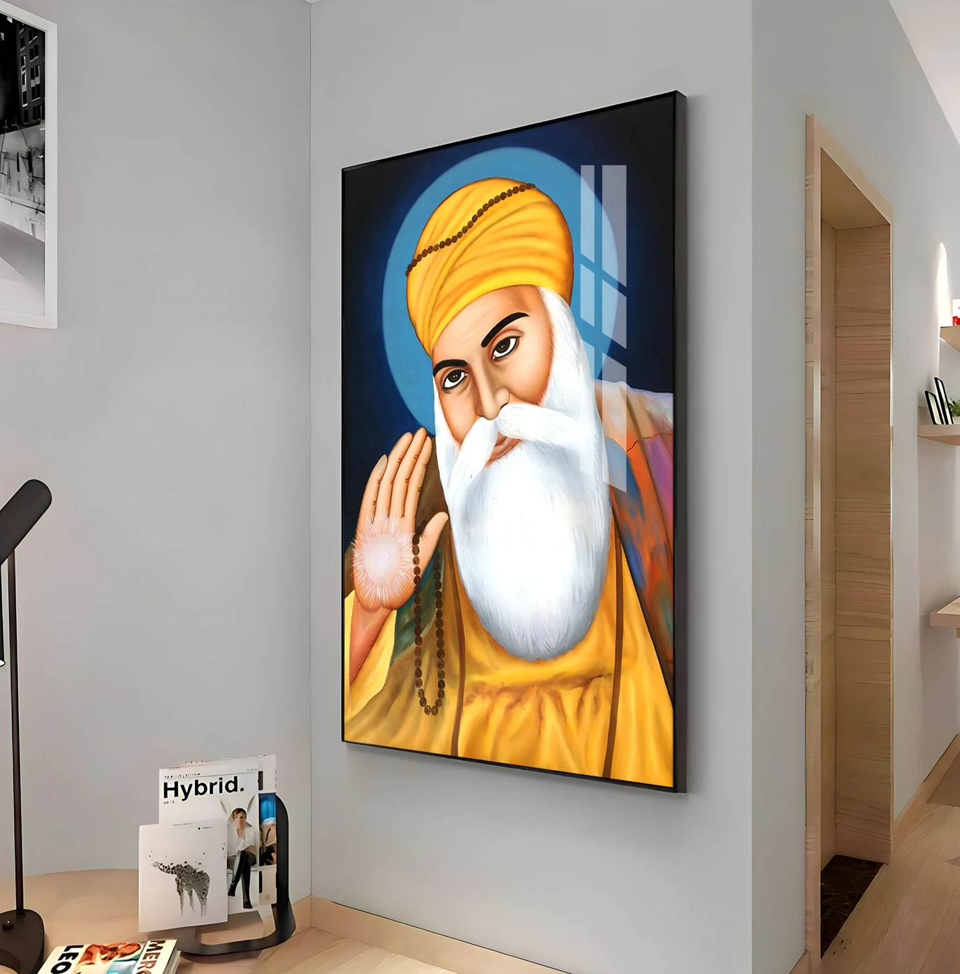 Wisdom Of Guru Nanak Ji Premium Vertical Acrylic Wall Art