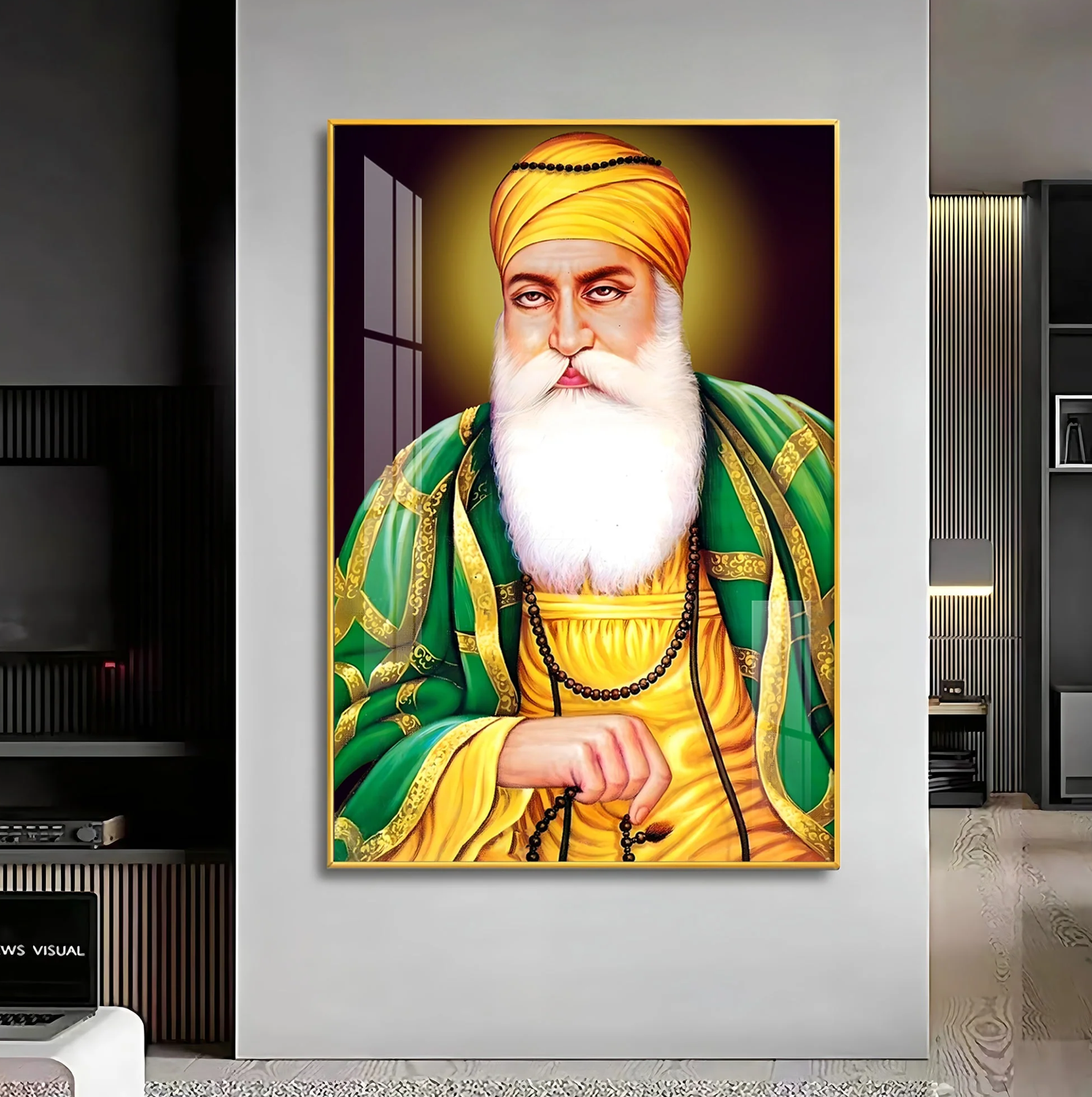 Guru Nanak Ji Premium Vertical Acrylic Wall Art
