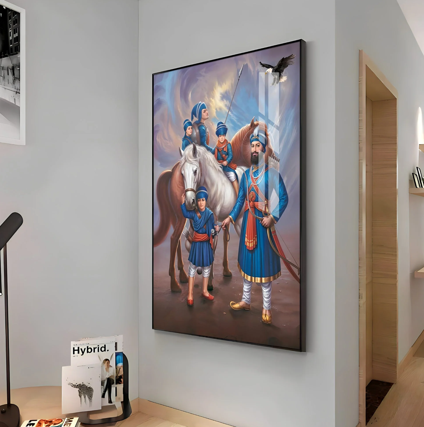 Sikh Warriors Premium Acrylic Vertical Wall Art