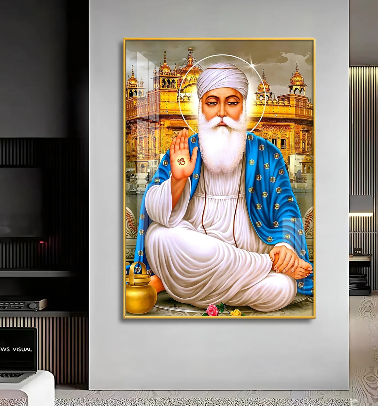 Guidance Of Guru Ji Premium Vertical Acrylic Wall Art