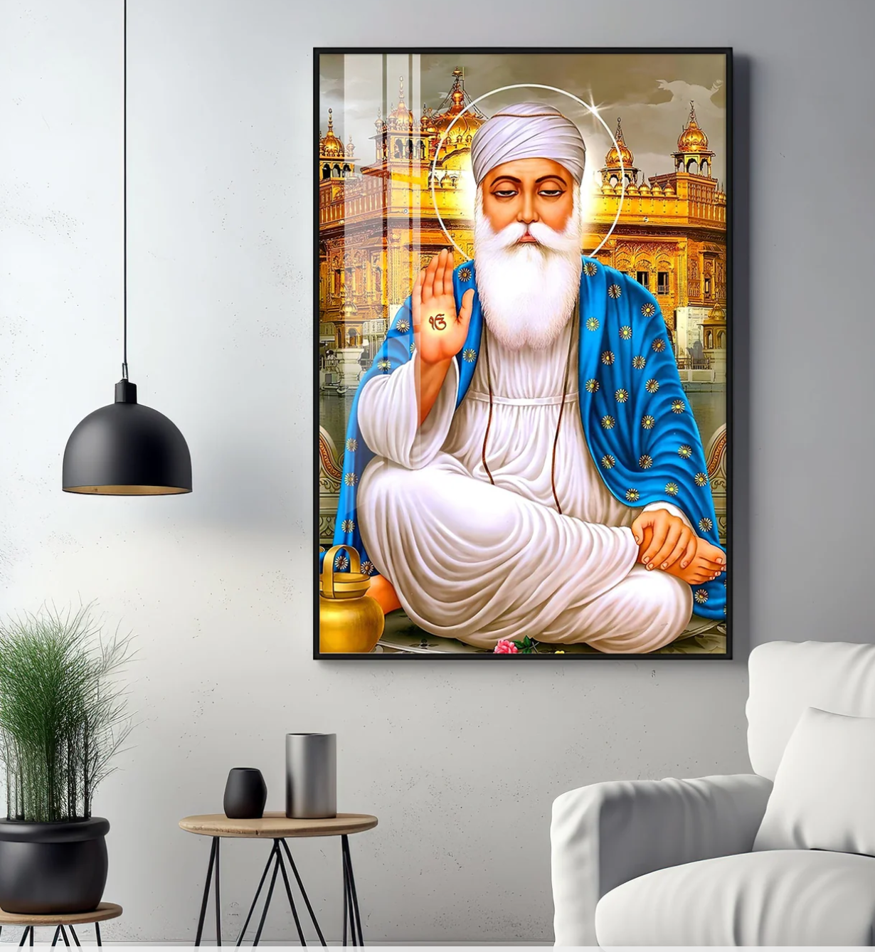 Guidance Of Guru Ji Premium Vertical Acrylic Wall Art