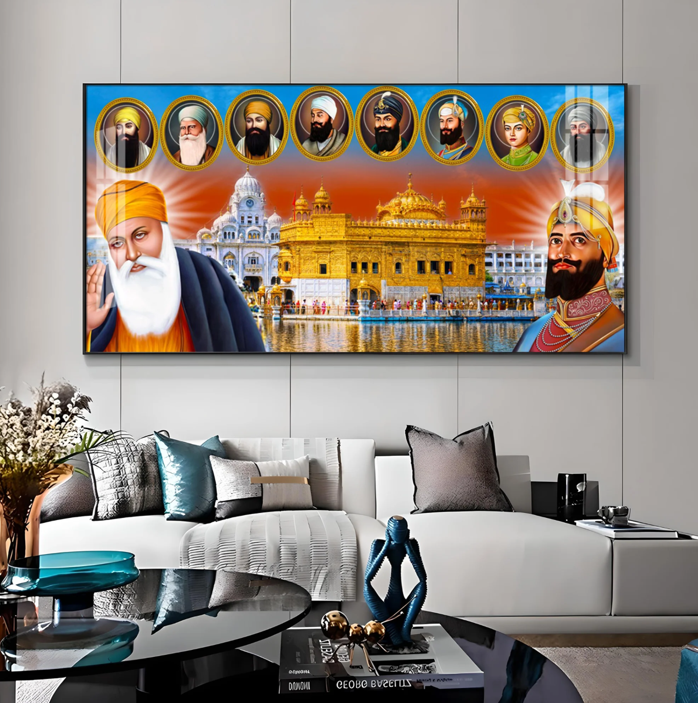 Sri Harmandir Sahib Premium Acrylic Horizontal Wall Art