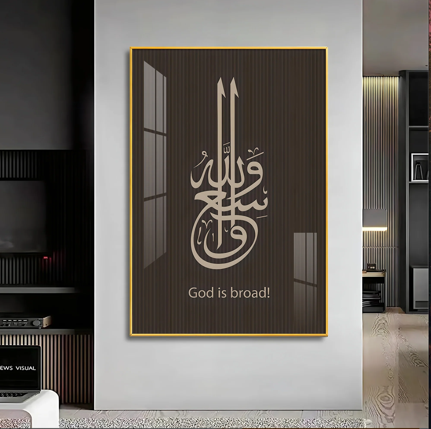 God Is Broad Premium Acrylic Vertical Wall Art