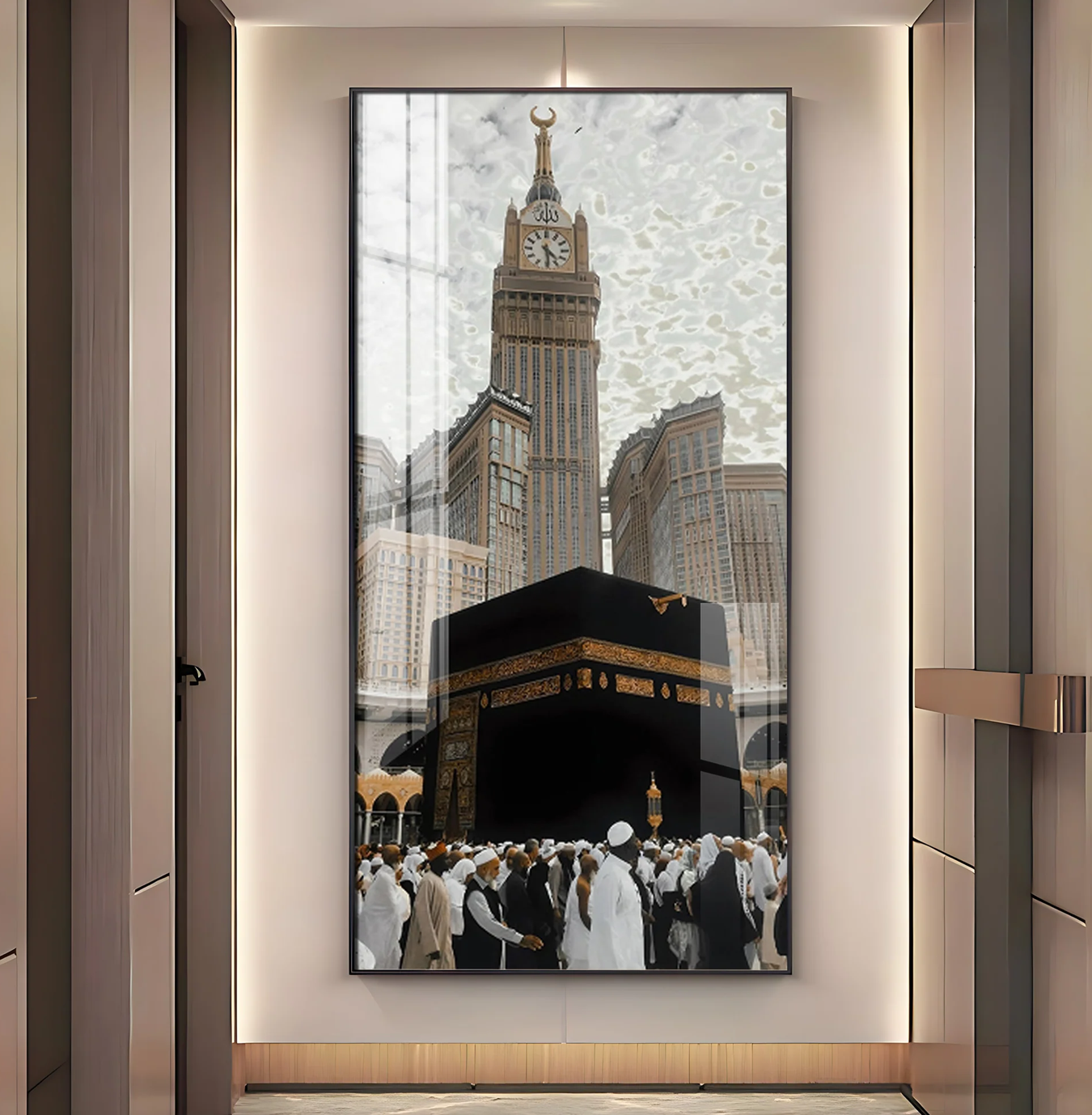 Holy Islamic Place Premium Acrylic Vertical Wall Art
