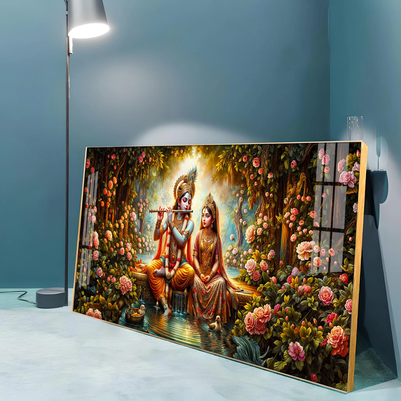 Eternal Love Portrait Premium Acrylic Horizontal Wall Art