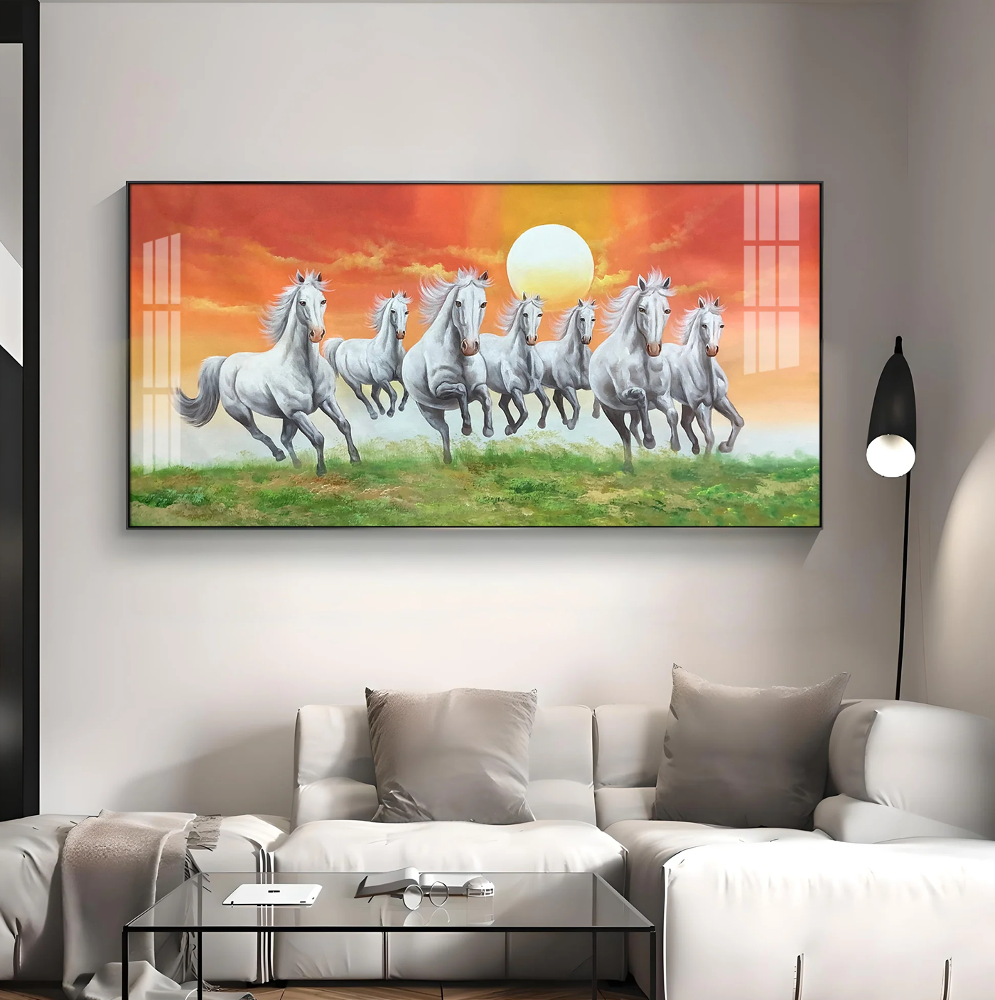 The Rising Sun Premium Acrylic Horizontal Wall Art