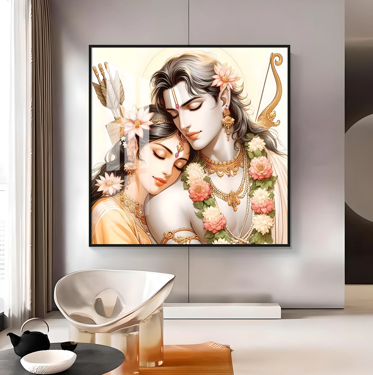 Siyaram Premium Acrylic Square Wall Art