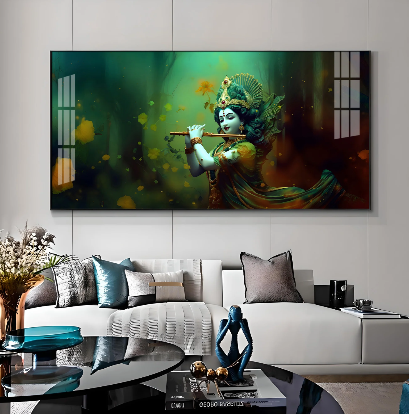 Murli Manohar Premium Acrylic Horizontal Wall Art